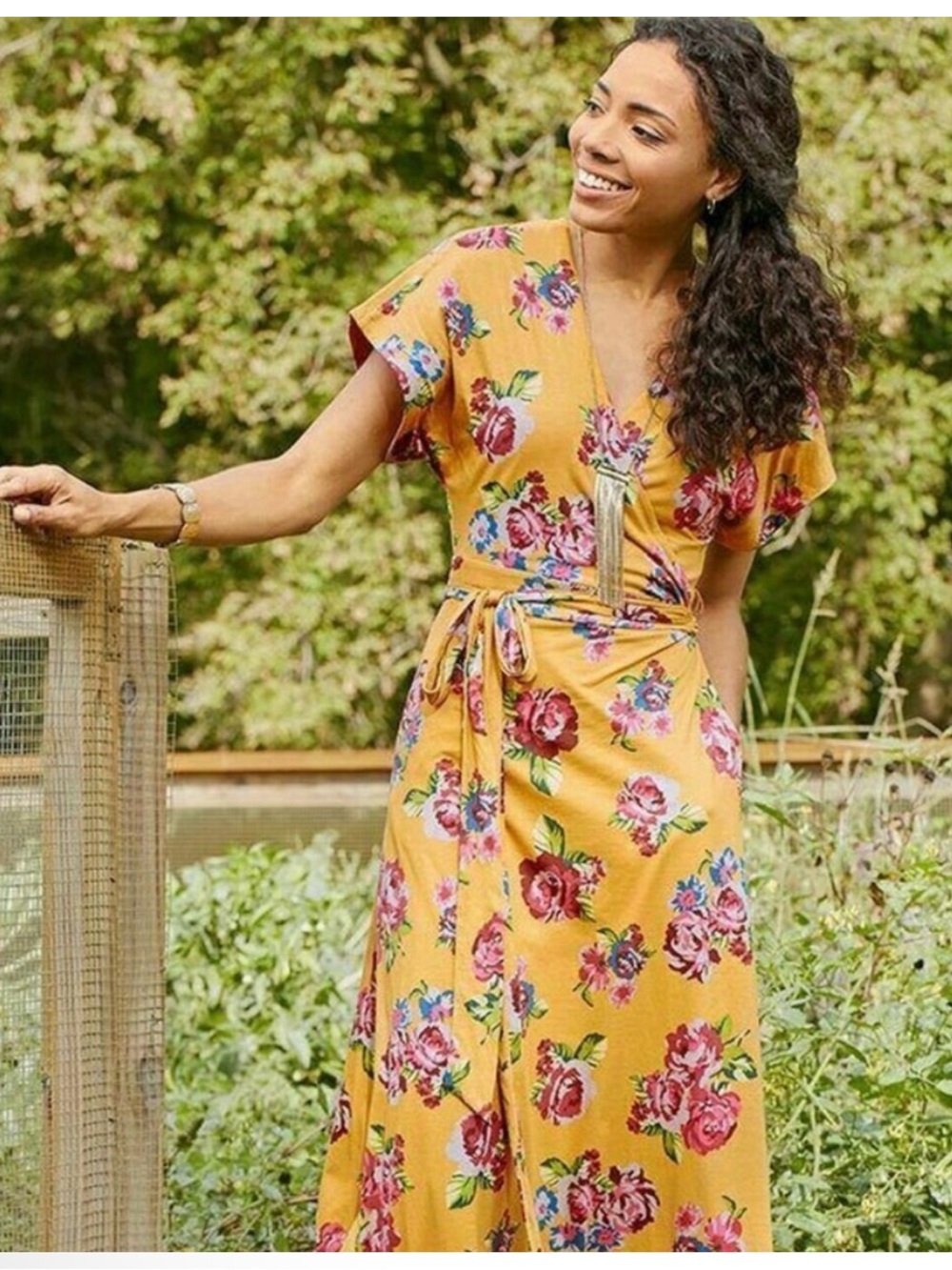 Alana Floral Wrap Dress from Matilda Jane M